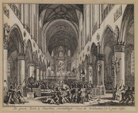 TvB G 0861
<br/>
Soldaten in de St.Bavo
<br/>
<em>Fokke, Simon (1712-1784)</em>